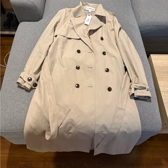 The Drop Jackets & Blazers - Classic Beige Trench Coat
